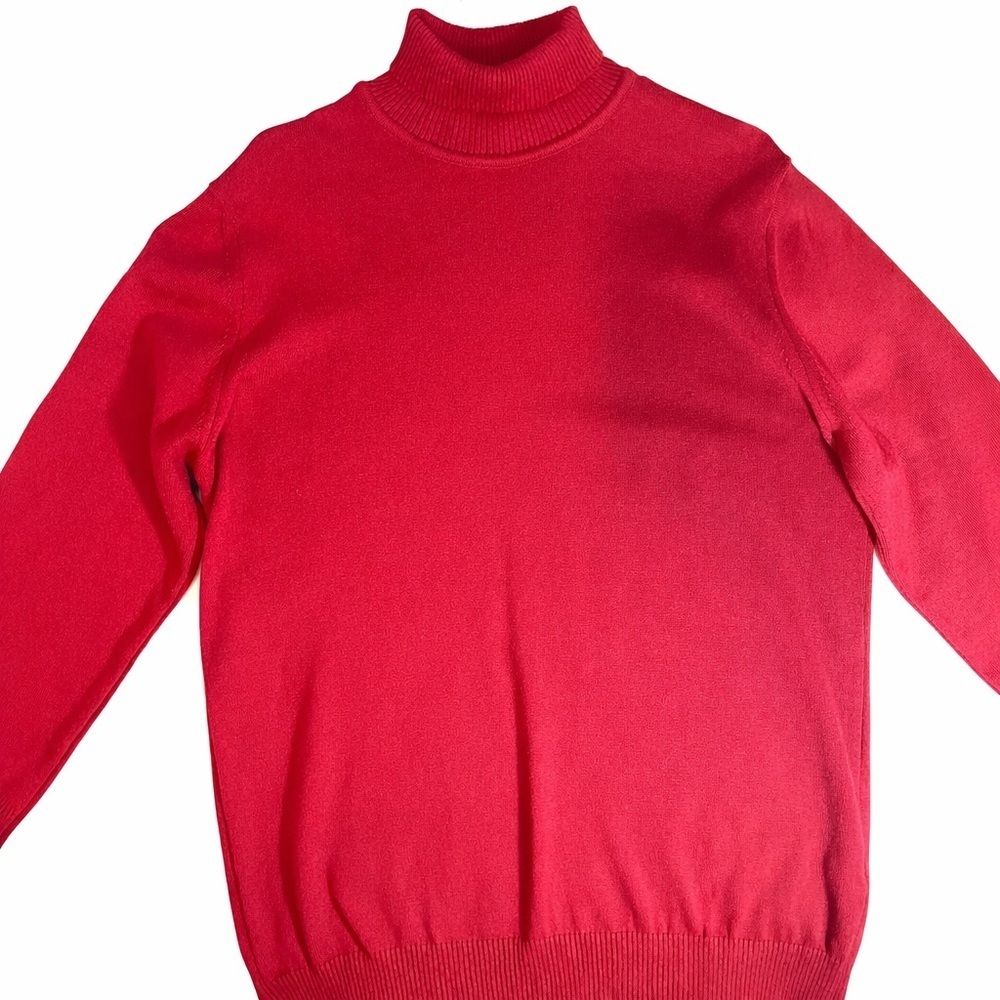 Aron Imani Men’s Red Turtleneck Sweater XXXL - Picture 3 of 9